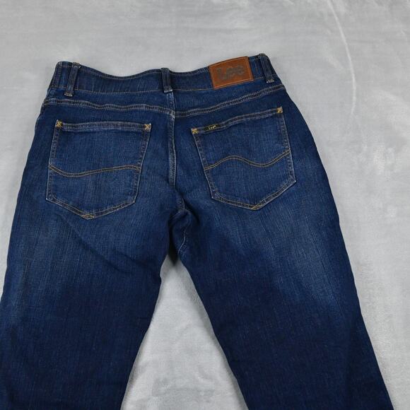 Lee Motion Stretch Jeans Mens 32X30 (30x28 Meas) Blue Denim - Picture 7 of 11